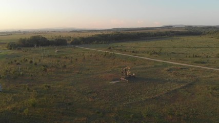Oil production on its site