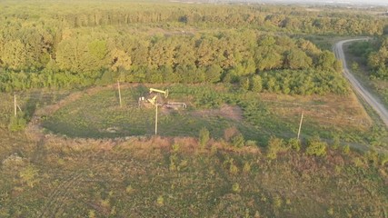 Oil production on its site