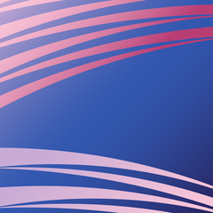 Abstract curved stripes colorful background