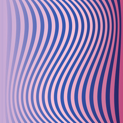 Curved vertical stripes colorful background