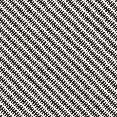 Hand drawn seamless pattern. Abstract geometric shapes background in black and white. Vector ethnic style texture.