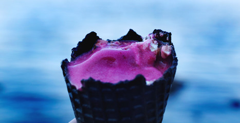 Сладкий рожок на берегу Финского залива