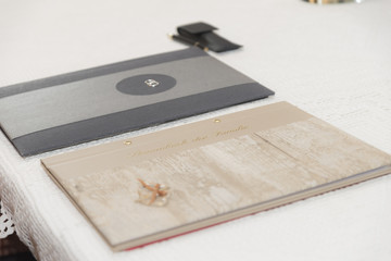 family register at the civil registry office at wedding