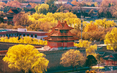 Arrow Watch Tower Gugong Forbidden City Palace Beijing China