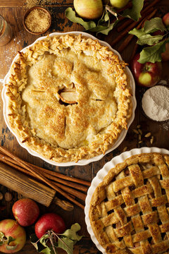 Homemade apple pies