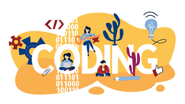 Coding concept illustration