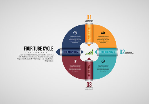 Infographic with Tubes Layout