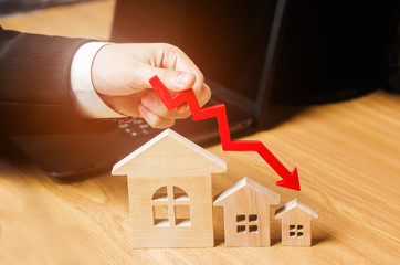 a decline in property prices. population decline. falling interest on the mortgage. reduction in...