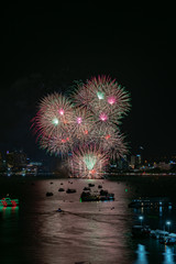 Pattaya International Fireworks Festival 2018, Pattaya,Thailand, 8 June 2018