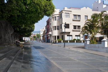 Fototapeta na wymiar Innenstadt Los Llanos de Aridane La Palma