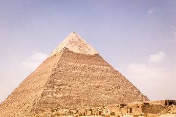 Fototapeta na wymiar Pyramids at Giza, Cairo, Egypt