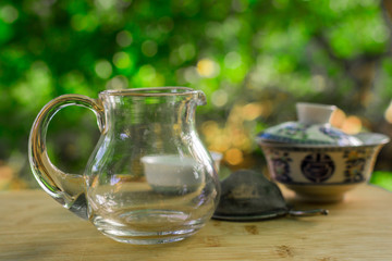 tea ceremony in nature