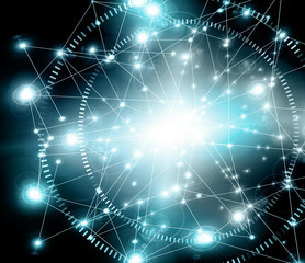 Fototapeta premium Best Internet Concept of global business.Technological backgroun