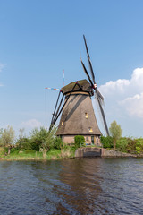 windmill at Kinderdijk in Holland, Netherlands - 216700842