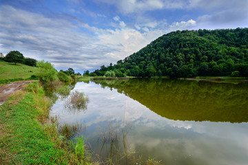 Beautiful view of Tsover lake, Dsegh, Armenia