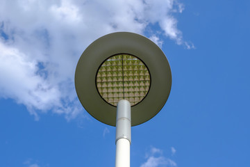 A modern street LED light.