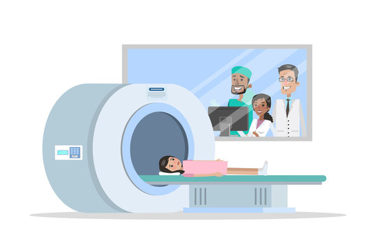 MRI process in the children hospital