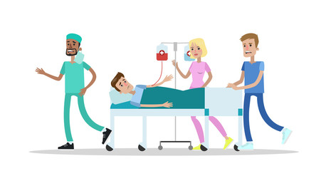 Emergency surgery illustration