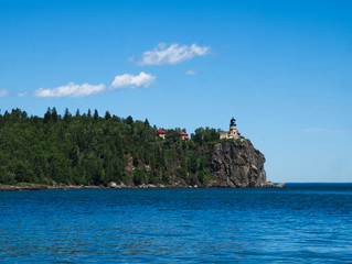 Split Rock Lighthouse on the north shore of Lake Superior near Duluth Minnesota