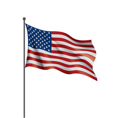 USA Flag isolated