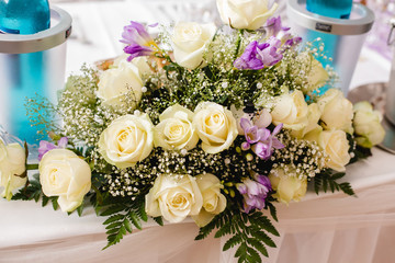wedding flowers bride bouquet rings