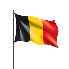 Flag of Belgium, Vector illustration