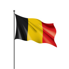Flag of Belgium, Vector illustration