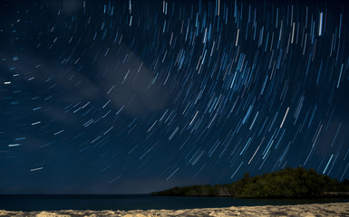Fototapeta premium Galapagos Star Trail 