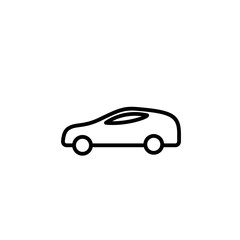 Car Icon. Outline Icon Linear Style