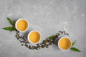 Obraz na płótnie Canvas green oolong tea