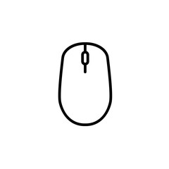 Computer mouse icon. Vector illustration. Outline Icon Linear Style