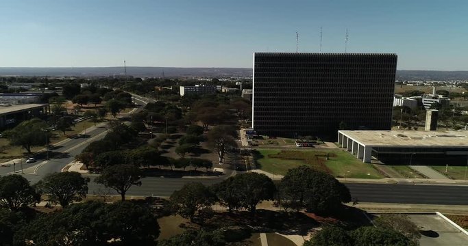 Vista a&eacute;rea do Pal&aacute;cio do Buriti, Bras&iacute;lia