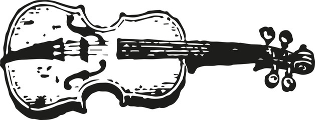 vintage violin icon © João Braun