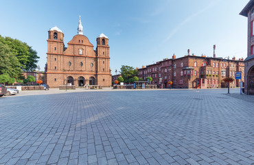 Katowice, Nikiszowiec, Traditional, old buildings of the mining district of Silesia © Rochu_2008