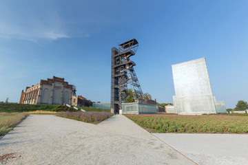 Katowice in Poland / Industrial landscape the old mine shaft © Rochu_2008