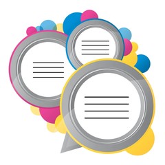 colored text blocks for design