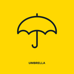 Umbrella line icon