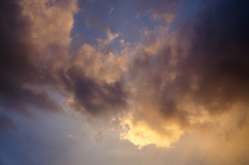 The mistic beautiful sky