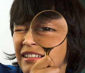 Looking through