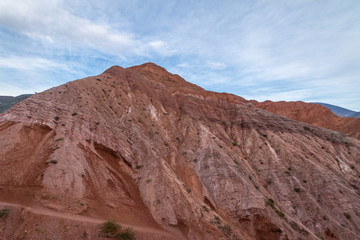 Fototapeta na wymiar Mountains and landscape of Purmamarca - Purmamarca, Jujuy, Argentina