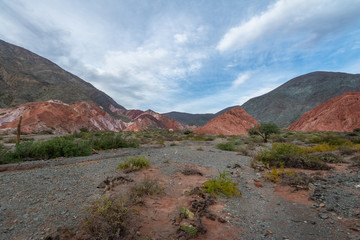Mountains and landscape of Purmamarca - Purmamarca, Jujuy, Argentina