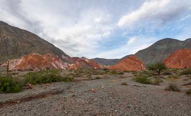 Mountains and landscape of Purmamarca - Purmamarca, Jujuy, Argentina