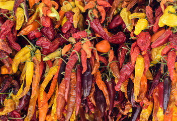 Feurige Chilli Schoten