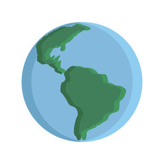 Planet Earth flat icon