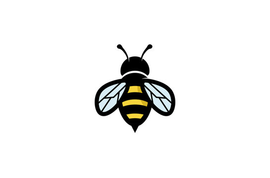 Dotted Line Bee Stock Illustrations, Cliparts and Royalty Free Dotted Line  Bee Vectors