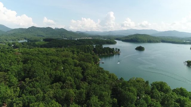 Aerial Video of Lake Chatuge