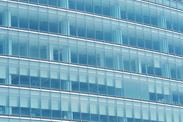 Fototapeta na wymiar glass windows of modern office building