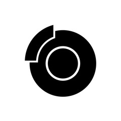 Disk brake icon illustration