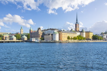 Obraz premium Old town (Gamla Stan) skyline, Stockholm, Sweden
