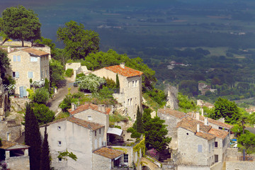 Fototapeta na wymiar french provencale commune Gordes